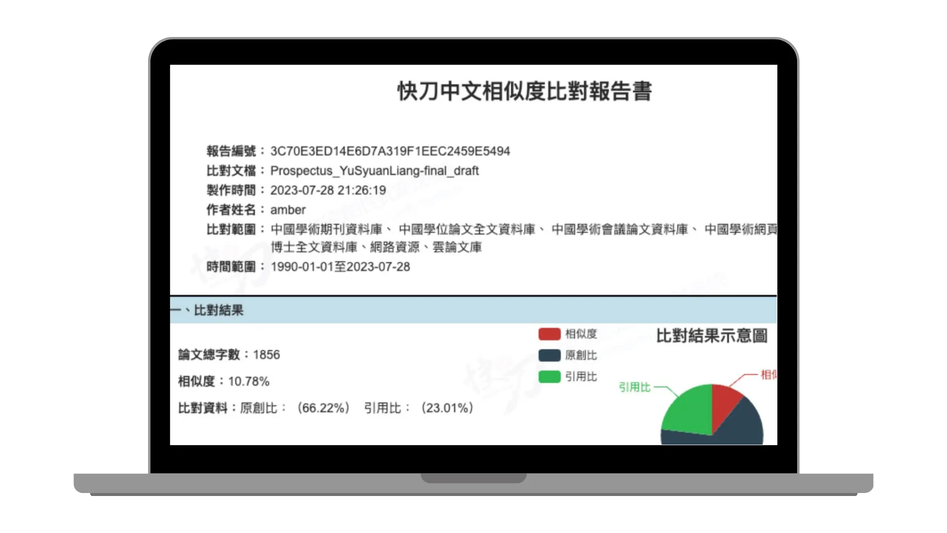 快刀中文相似度比對系統介紹
